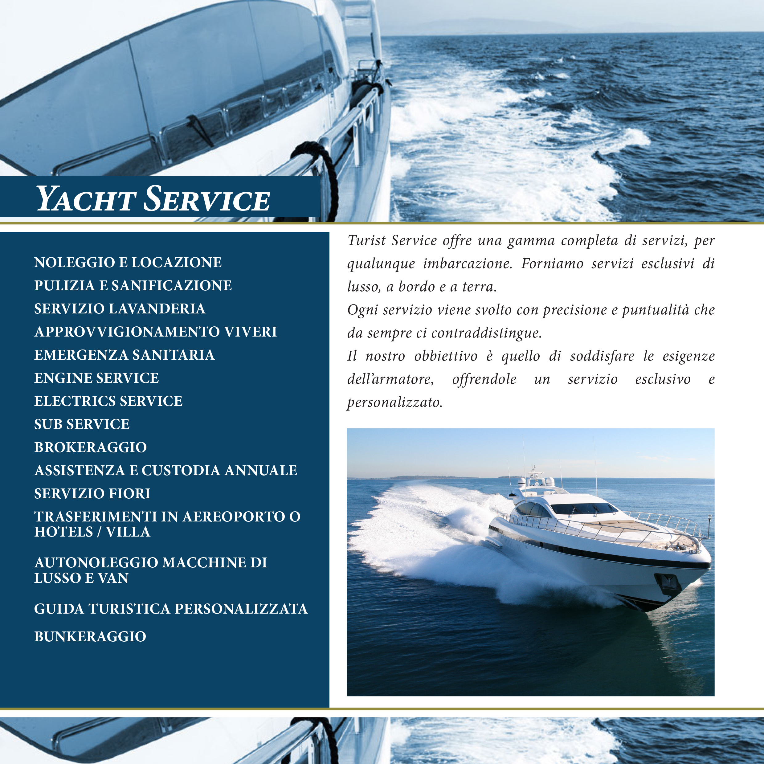 servizi agli yacht